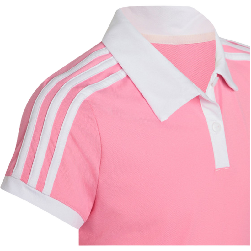 Adidas Girls Classics Polo - Distilled Pink - main image