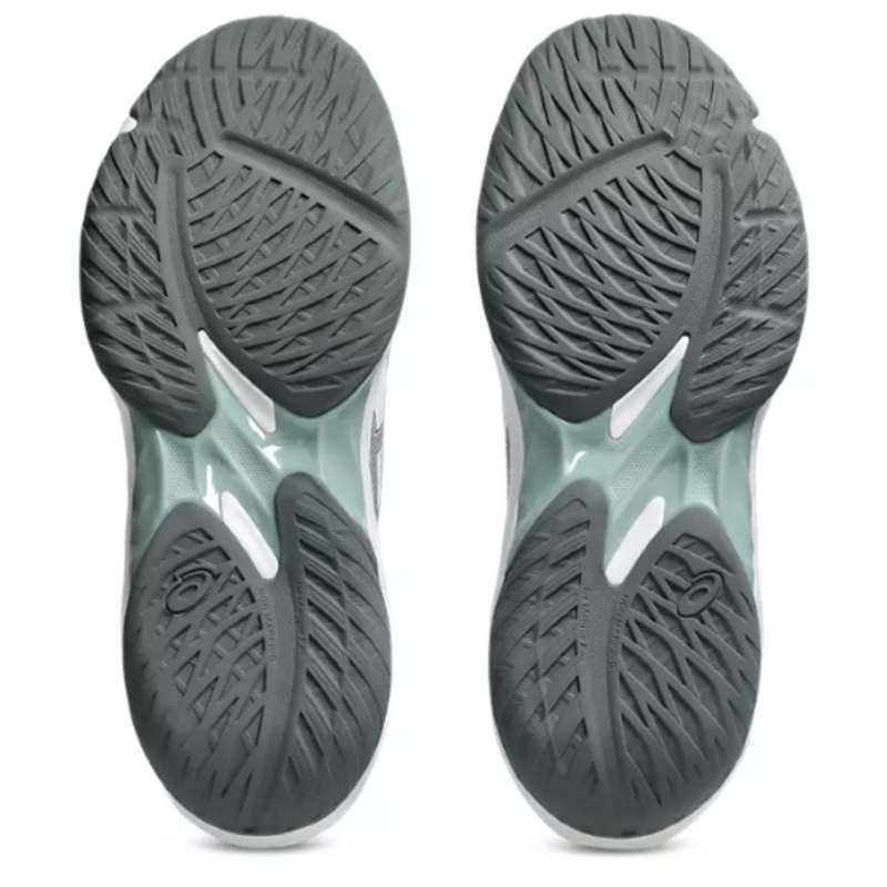 Asics Mens Gel Task 5 Indoor Court Shoes - White/Ocean Haze - main image