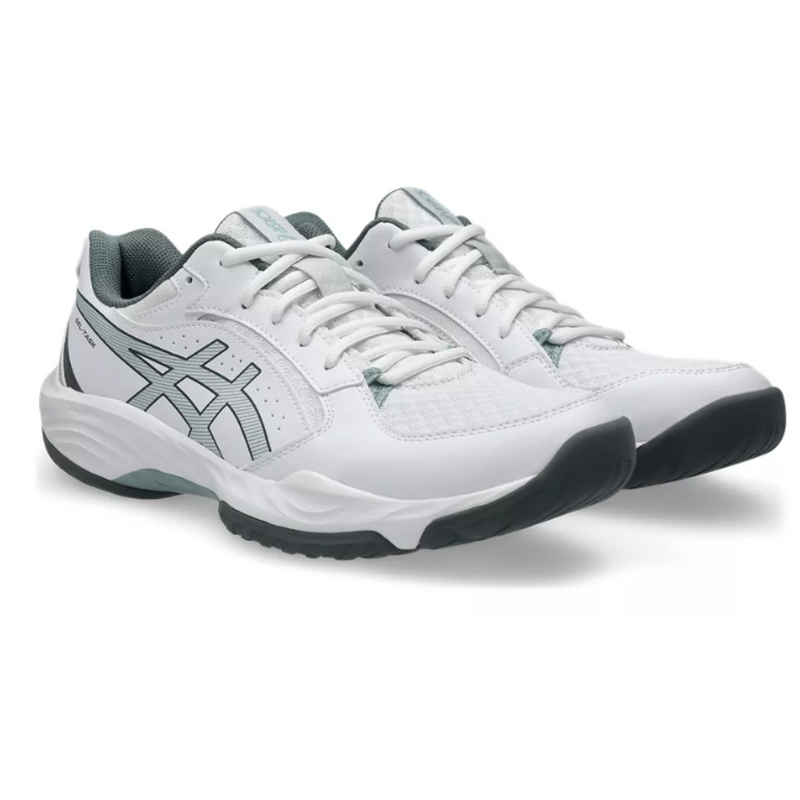 Asics Mens Gel Task 5 Indoor Court Shoes - White/Ocean Haze - main image