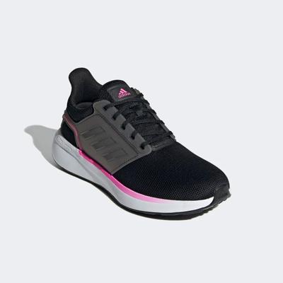 Adidas Womens EQ19 Running Shoes - Core Black/Screaming Pink