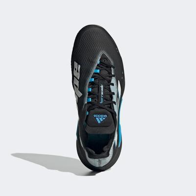 Adidas Mens Barricade Clay Tennis Shoes - Magic Grey/Core Black - main image