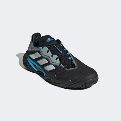 Adidas Mens Barricade Clay Tennis Shoes - Magic Grey/Core Black - main image