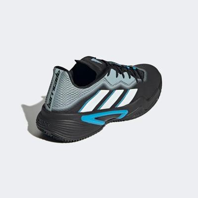 Adidas Mens Barricade Clay Tennis Shoes - Magic Grey/Core Black - main image