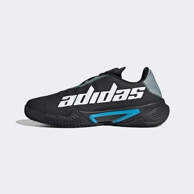 Adidas Mens Barricade Clay Tennis Shoes - Magic Grey/Core Black