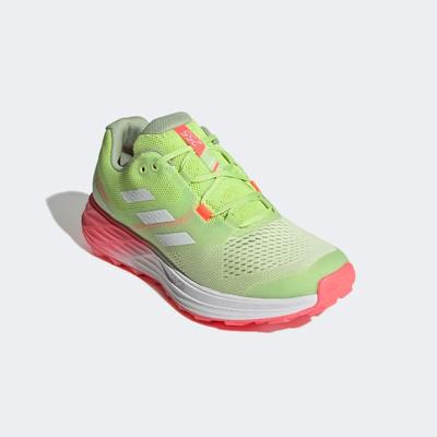 Adidas Womens Terrex Flow Trail Running Shoes - Almost Lime/Crystal White