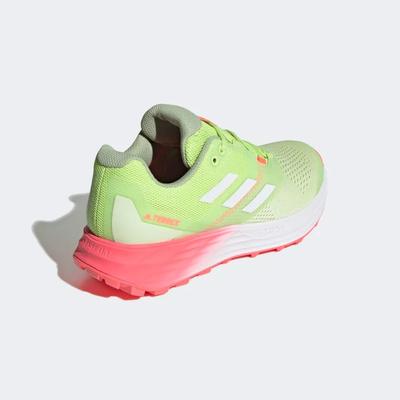 Adidas Womens Terrex Flow Trail Running Shoes - Almost Lime/Crystal White - main image