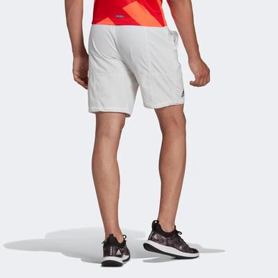 Adidas Mens Tennis Ergo 7-Inch Shorts - White - main image