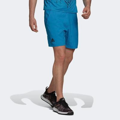 Adidas Mens Tennis Ergo Primeblue 7-Inch Shorts - Sonic Aqua - main image