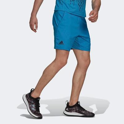 Adidas Mens Tennis Ergo Primeblue 7-Inch Shorts - Sonic Aqua - main image