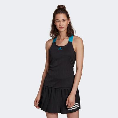 Adidas Womens Primeblue AeroKnit Y-Tank Top - Black - main image