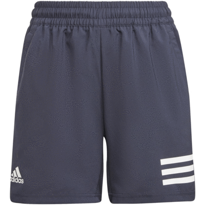 Adidas Boys Club Tennis 3-Stripe Shorts - Legend Ink