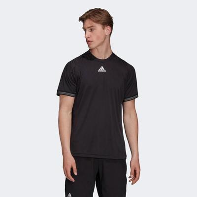 Adidas Mens Freelift Tennis T-Shirt - Black - main image