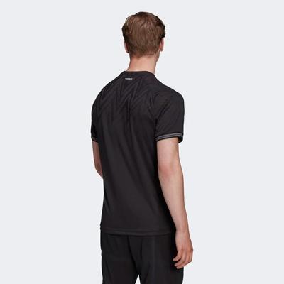 Adidas Mens Freelift Tennis T-Shirt - Black - main image