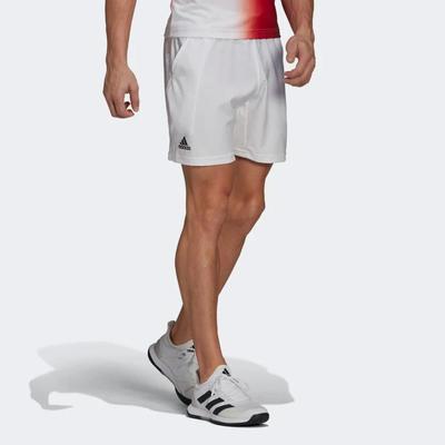 Adidas Mens Melbourne Ergo 7-inch Tennis Shorts - White