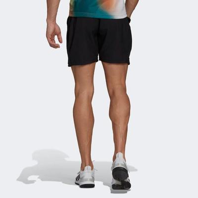 Adidas Mens Melbourne Ergo 7-inch Tennis Shorts - Black