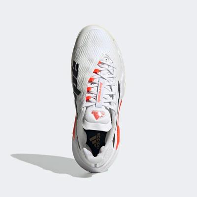 Adidas Womens Barricade Tokyo Tennis Shoes - Cloud White/Solar Red - main image