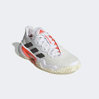 Adidas Womens Barricade Tokyo Tennis Shoes - Cloud White/Solar Red - main image
