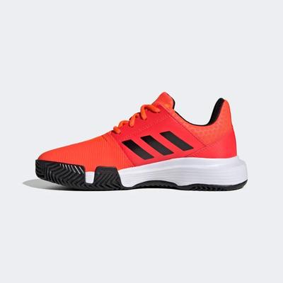 Adidas Kids CourtJam XJ Tennis Shoes - Solar Red - main image