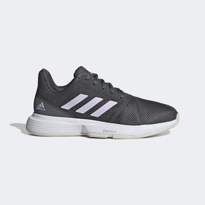 Adidas Womens CourtJam Bounce Tennis Shoes - Grey Six - main image