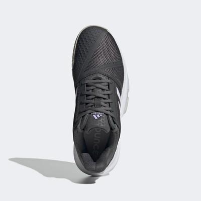 Adidas Womens CourtJam Bounce Tennis Shoes - Grey Six - main image
