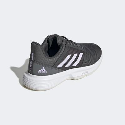 Adidas Womens CourtJam Bounce Tennis Shoes - Grey Six - main image