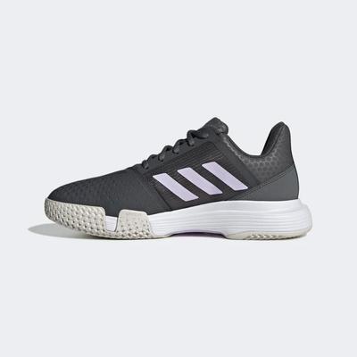 Adidas Womens CourtJam Bounce Tennis Shoes - Grey Six - main image