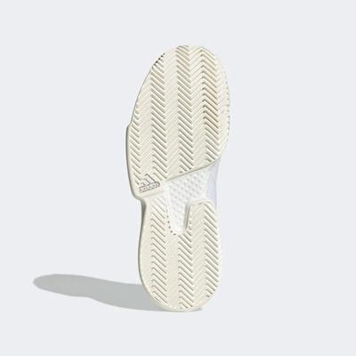 Adidas Mens SoleMatch Bounce Tennis Shoes - White/Black - main image