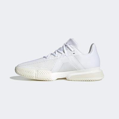 Adidas Mens SoleMatch Bounce Tennis Shoes - White/Black - main image