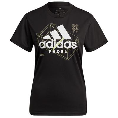 Adidas Womens Padel Category Tee - Black - main image