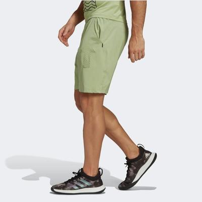 Adidas Mens Paris Ergo 9-Inch Shorts - Magic Lime - main image