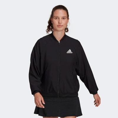 Adidas Womens Melbourne Tennis Jacket - Black - main image