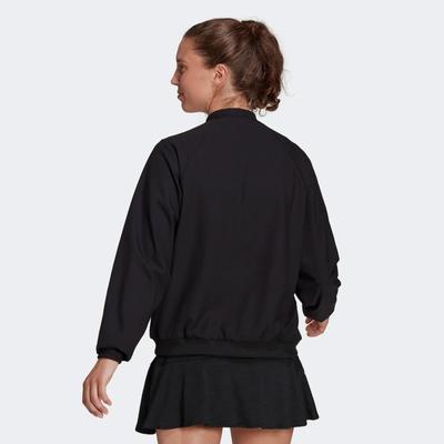 Adidas Womens Melbourne Tennis Jacket - Black - main image