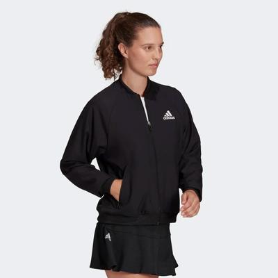 Adidas Womens Melbourne Tennis Jacket - Black - main image