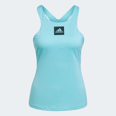 Adidas Womens Paris Y-Tank - Pulse Aqua/Black