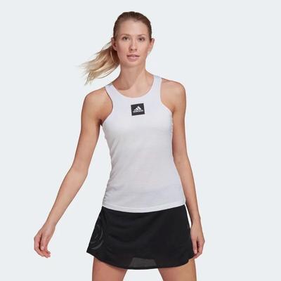 Adidas Womens Paris Y-Tank - White/Black - main image