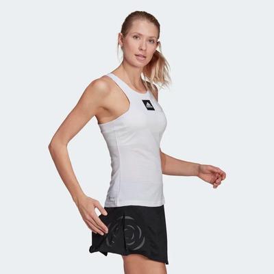 Adidas Womens Paris Y-Tank - White/Black - main image