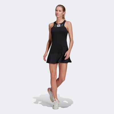 Adidas Womens Paris Y-Dress - Black/Magic Lime - main image