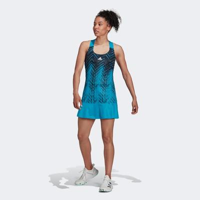 Adidas Womens Primeblue Dress - Sonic Aqua - main image