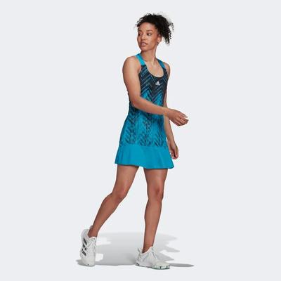 Adidas Womens Primeblue Dress - Sonic Aqua