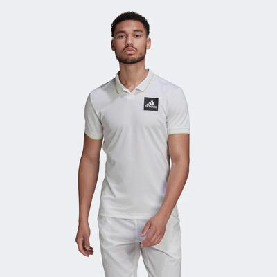 Adidas Mens Freelift Paris Polo - White - main image