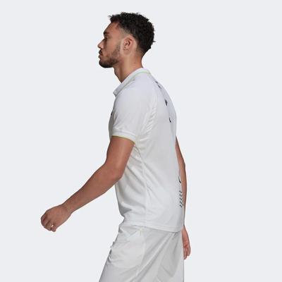 Adidas Mens Freelift Paris Polo - White - main image