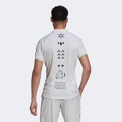 Adidas Mens Freelift Paris Polo - White - main image