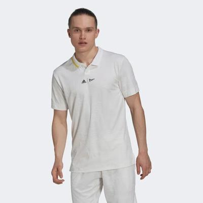 Adidas Mens London Polo T-Shirt - White - main image