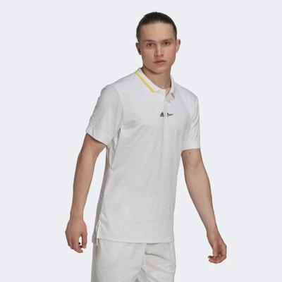 Adidas Mens London Polo T-Shirt - White - main image