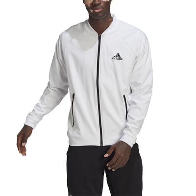 Adidas Mens Tennis Jacket - White