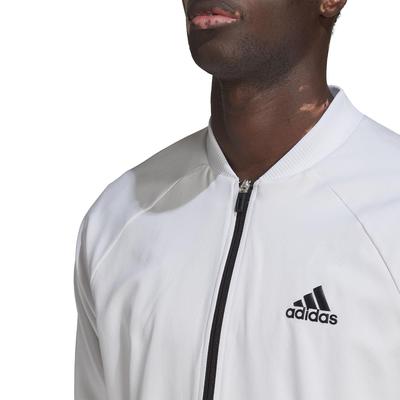Adidas Mens Tennis Jacket - White