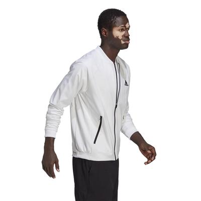 Adidas Mens Tennis Jacket - White - main image
