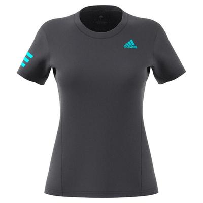 Adidas Womens Club Tennis Tee - Grey Six/Pulsa Aqua - main image