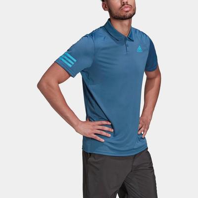Adidas Mens Club Polo - Pulsa Aqua - main image