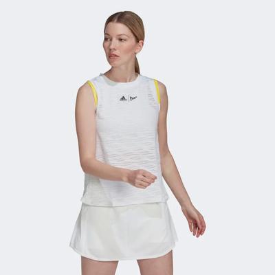 Adidas Womens London Match Tank Top - White - main image